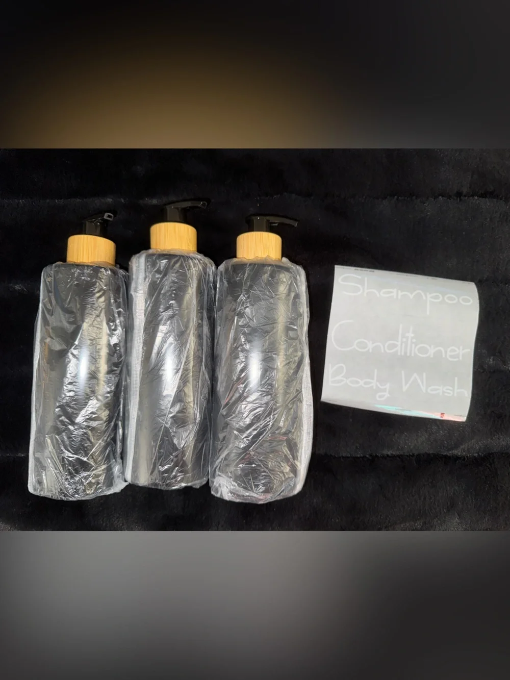 Bathroom shampoo condition & body wash dispensers